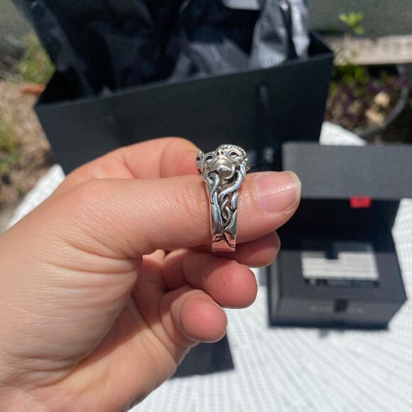 Brand New - Nightrider Patrona Ring with Onxy Eyes Size 9.5 - Picture 7 of 11